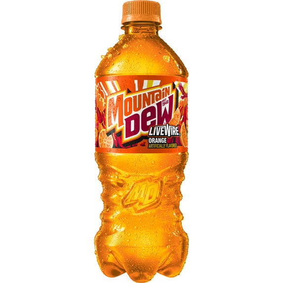 MOUNTAIN DEW ORANGE 20Z 24CT