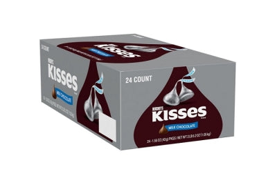 HERSHEY'S MILK CHOCOLATE KISSES 24CT