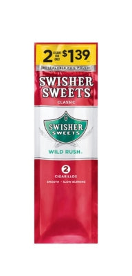 SWISHER SWEET 2/$1.39 30CT/2PK WILD RUSH
