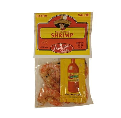 THREE AMIGOS SALSA SHRIMP 1.25OZ