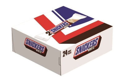 SNICKERS WHITE K/S 24CT