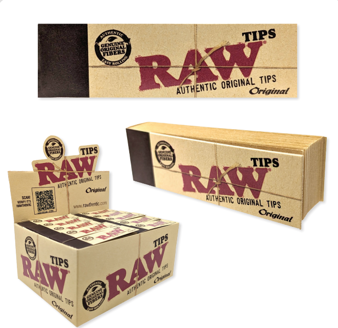 RAW CLASSIC UNREFINED TIPS 50CT