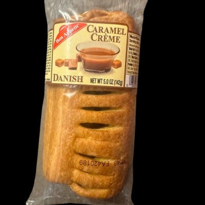 BON APETIT CARAMEL CREAM DANISH 5OZ