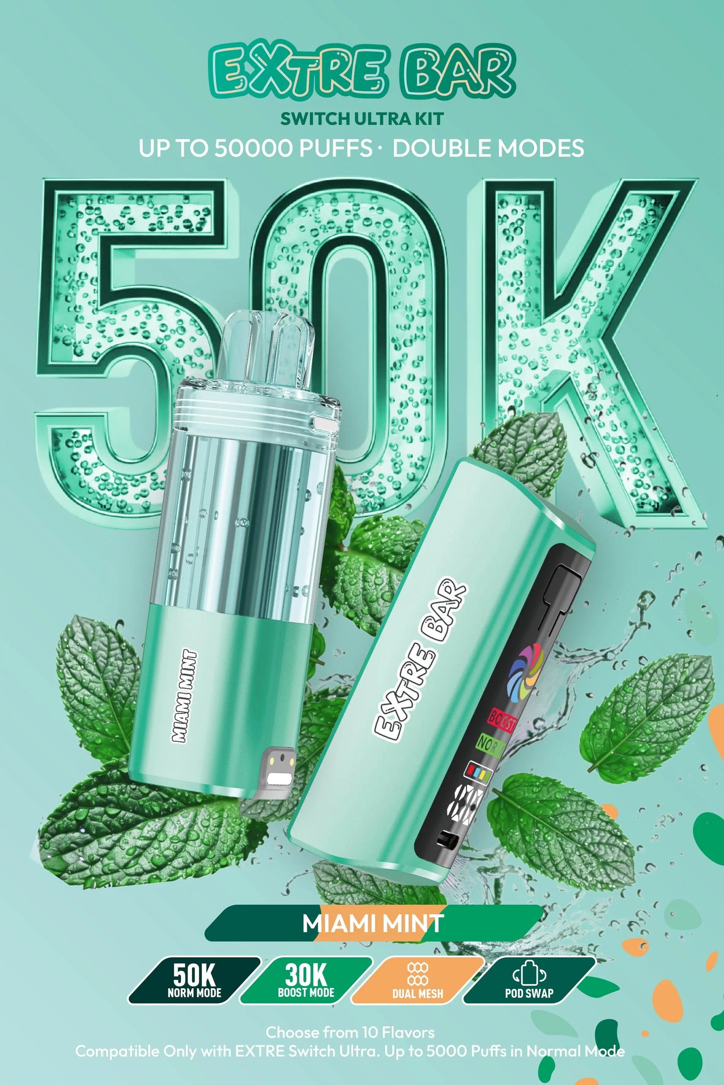 EXTRE BAR SWITCH 50K 5CT MIAMI MINT