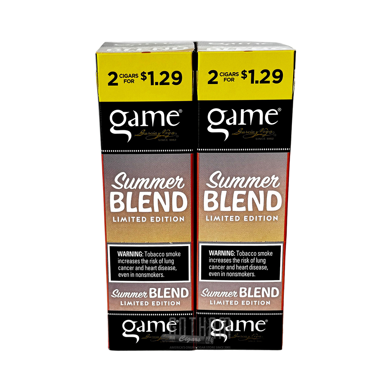 GAME CIG 2/30PK 2/$1.29 SUMMER BLEND(LIMITED EDITION)