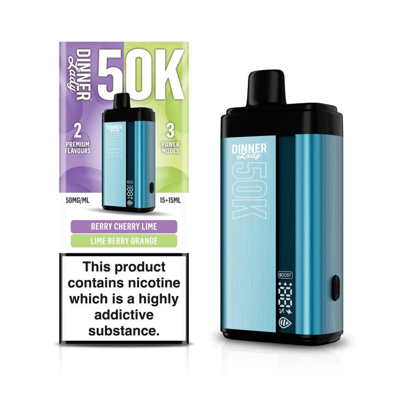 DINNER LADY 50K DISP 5CT BERRY CHERRY LIME & LIME BERRY ORANGE