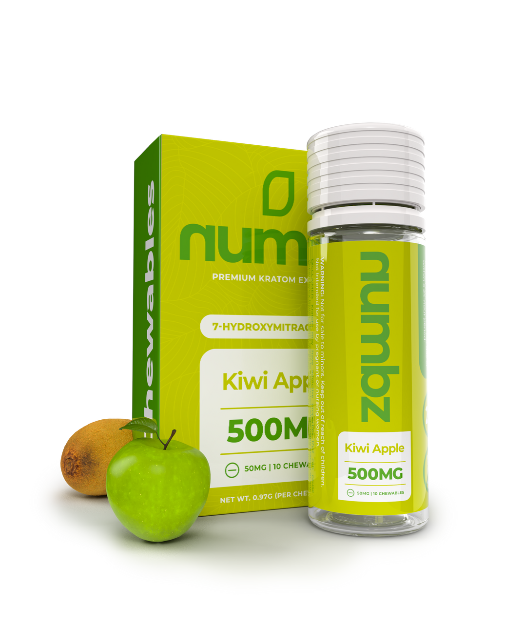 NUMBZ 10/500MG 1CT KIWI APPLE