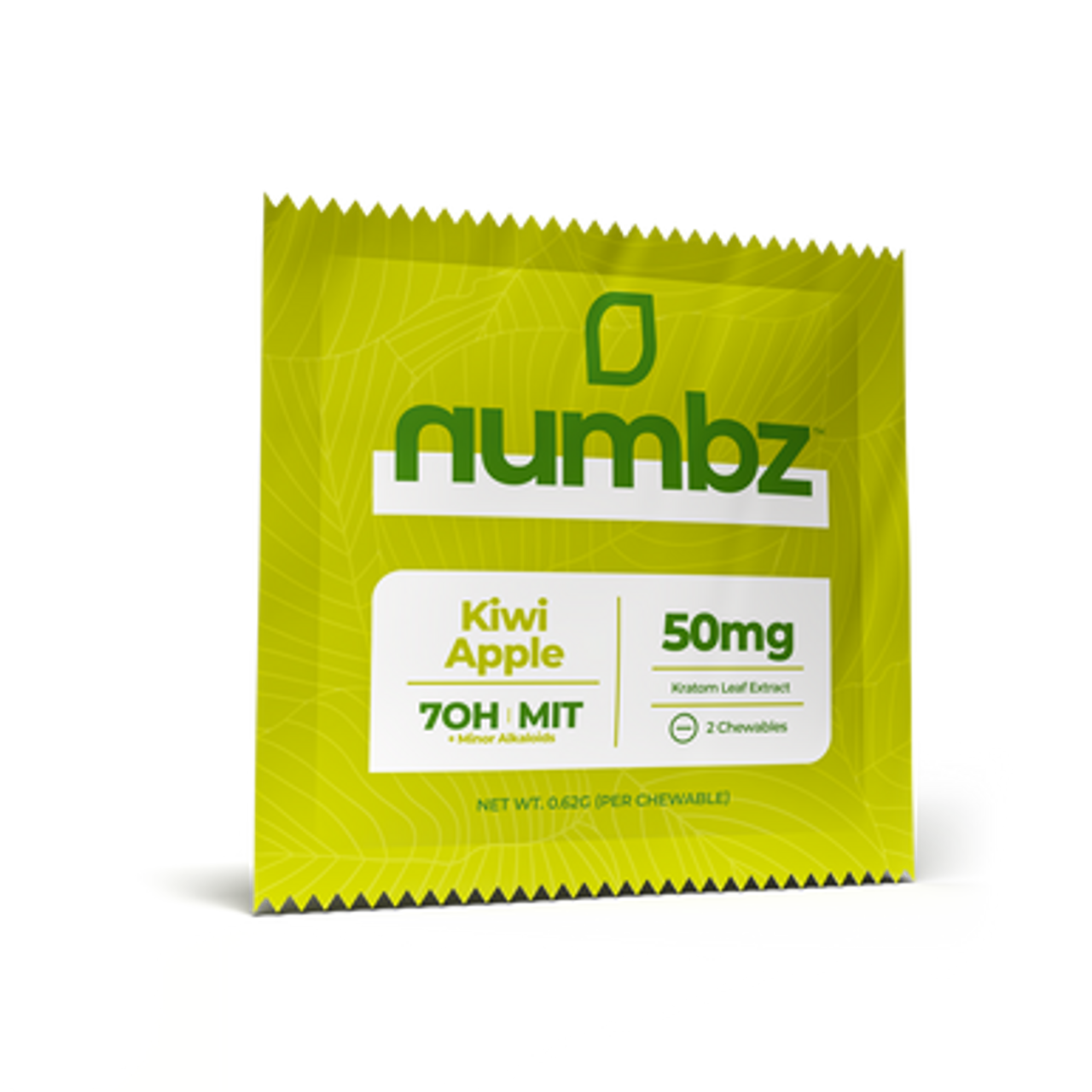 NUMBZ 7OH 2PK/50MG 20CT KIWI APPLE