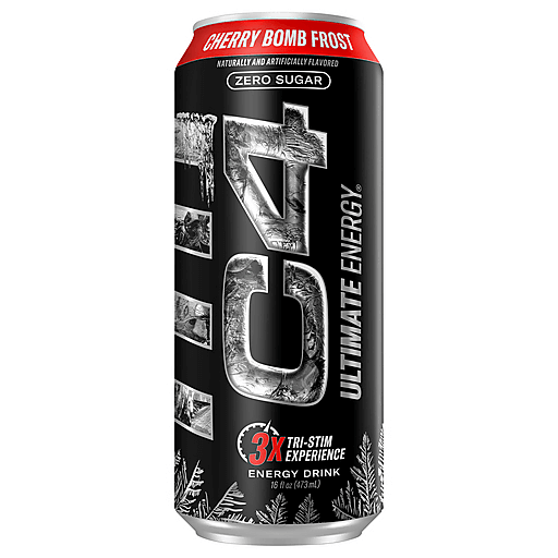 C4 HIGH PERFORMANCE 16OZ|12CT CHERRY BOMB FROST