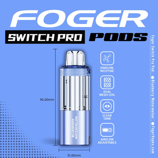 Foger Pod 30k 5ct Blueberry Watermelon