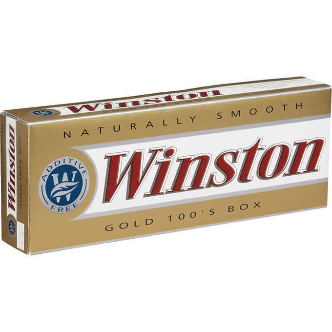 WINSTON 100 GOLD BOX 50C OFF