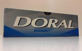 DORAL 100 SILVER BOX