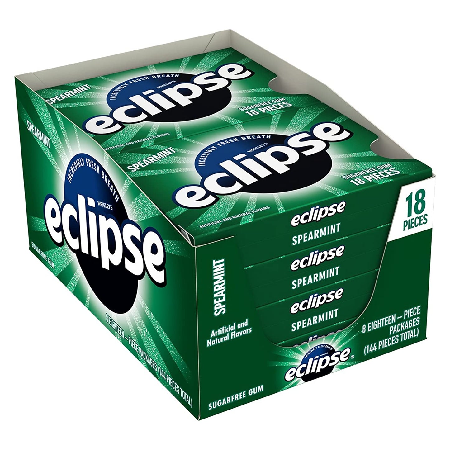 ECLIPSE SPEARMINT 18PC/8PK
