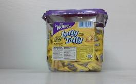 L/TAFFY JAR 145CT BANANA*