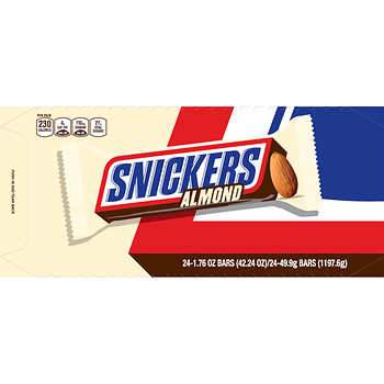 SNICKERS 24CT ALMOND 12/CS^^^^
