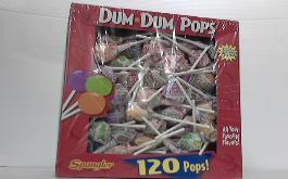DUM DUM SUCKERS 120CT 18/CS