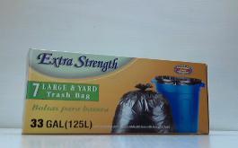 TRASH BAG 33G 7CT (125L)