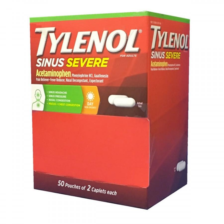 TYLENOL BOX SINUS 50CT*