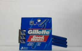 GILLETTE GOOD NEWS RAZORS 3C*