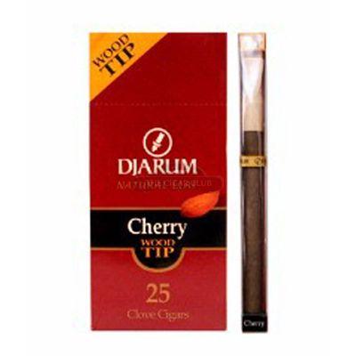 DJARUM CIG 25CT CHRY WOODTIP