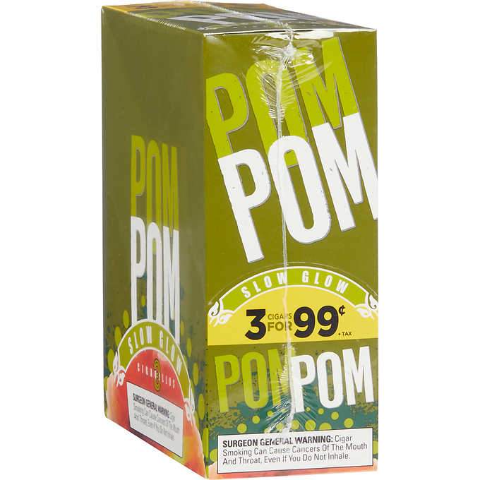 POMPOM 3/99 SLOW GLOW 15/3PK