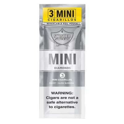 SWISHER SWEET MINI 15/3PK DIAMOND