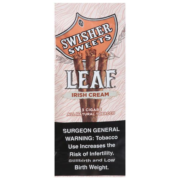SWISHER SWEET LEAF 10/3PK IRISH CREAM