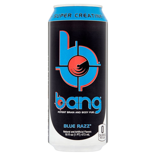 BANG 16OZ|12CT BLUE RAZZ