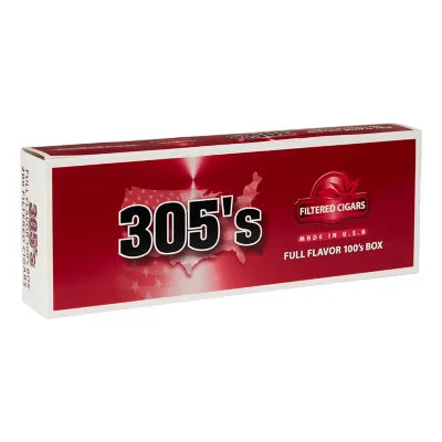 305 FILTER CIGAR FULL FLAVOR 100 BX