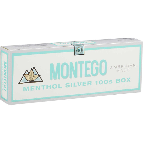MONTEGO 100 MENTHOL SILVER BOX