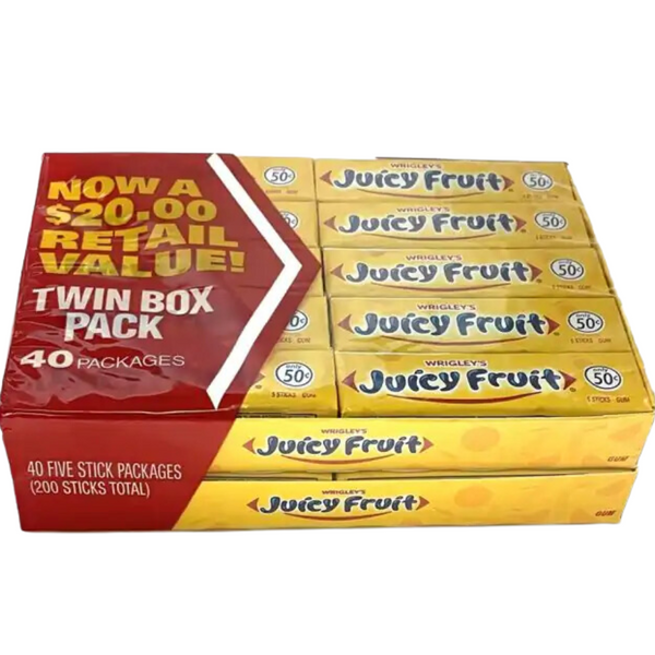 WRIGLEYS JUICY FRUIT $.50C 40CT