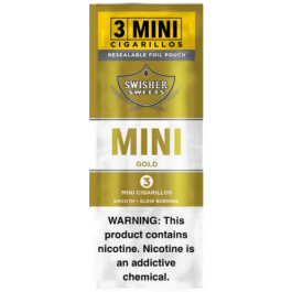 SWISHER SWEET MINI 15/3PK GOLD