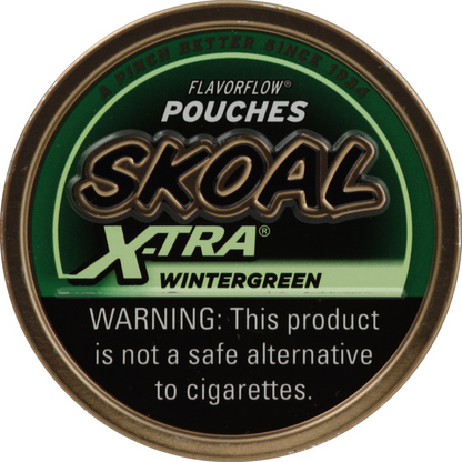 SKOAL XTRA 0.82Z 5CT POUCHES WINTERGREEN