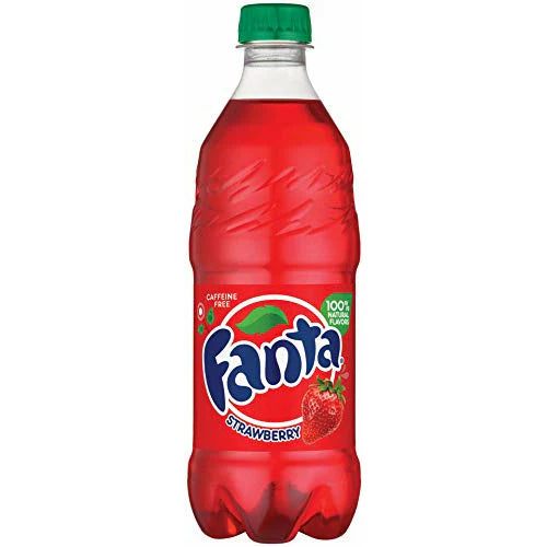 FANTA BOTTLE STRAWBERRY 20OZ 24CT