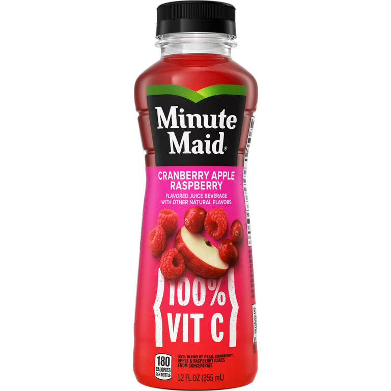 MINUTE MAID 24/12oz CRANBERRY APPLE RASPBERRY
