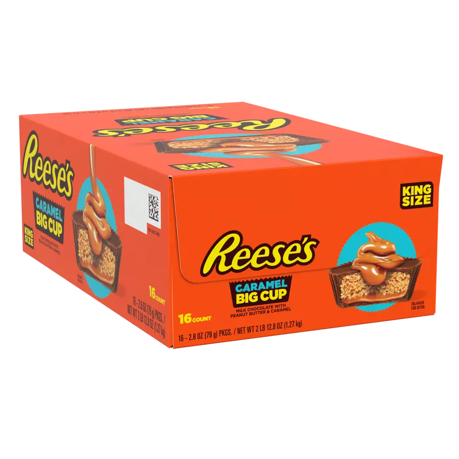 REESES PEANUT BUTTER CUP W CARAMEL K/S 16CT 2.8OZ