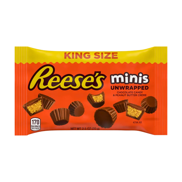 REESES PEANUT BUTTER MINIS CUPS K/S 16CT