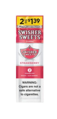 SWISHER SWEET 2/$1.39 30CT/2PK STRAWBERRY