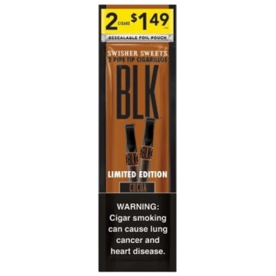 SWISHER SWEET BLK 2/$1.49 15CT/2PK COCOA