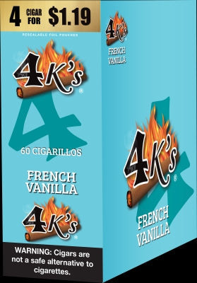 4KINGS 15/4PK $1.19 FRENCH VANILLA