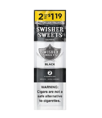 SWISHER SWEET 2/$1.19 30CT/2PK BLACK SWEET