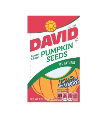 DAVID ORIGINAL PUMPKIN SEEDS 1CT 2.25OZ
