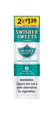 SWISHER SWEET 2/$1.39 30CT/2PK TROPICAL FUSION