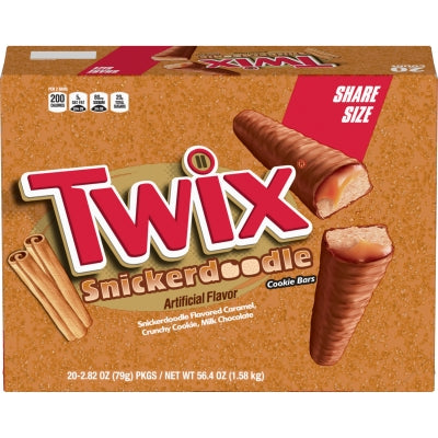 TWIX SNICKERDOODLE SHARE SIZE 20CT 2.82OZ