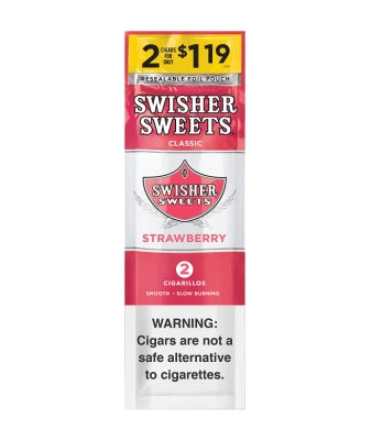 SWISHER SWEET 2/$1.19 30CT/2PK STRAWBERRY