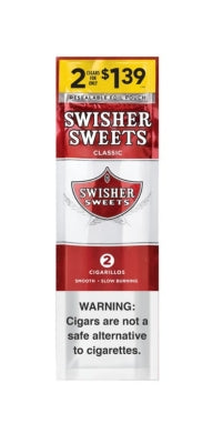 SWISHER SWEET 2/$1.39 30CT/2PK REGULAR