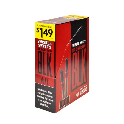 SWISHER SWEET BLK 2/$1.49 15CT/2PK WINE