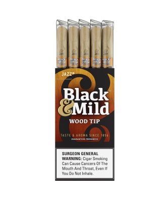 BLK&MLD JAZZ WOOD TIP 25CT