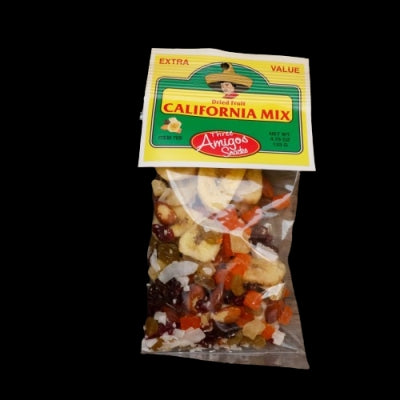 THREE AMIGOS MIXED FRUIT CALIFORNIA MIX 4.75OZ