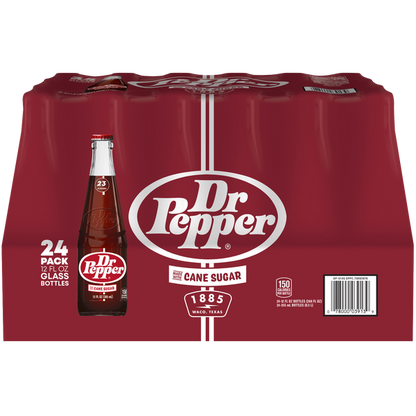 DR PEPPER GLASS 12OZ/24CT